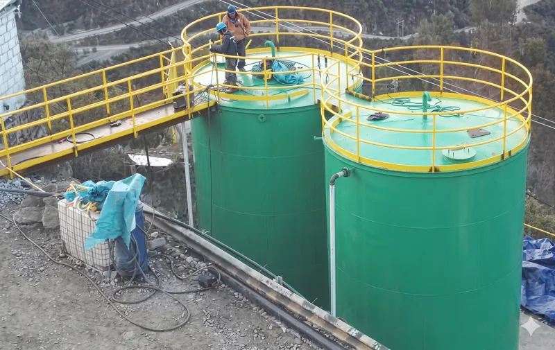 Montaje de Tanques de 20,000 Gln